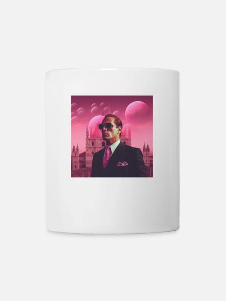 Italien Vaporwave 1 - Mug blanc - blanc