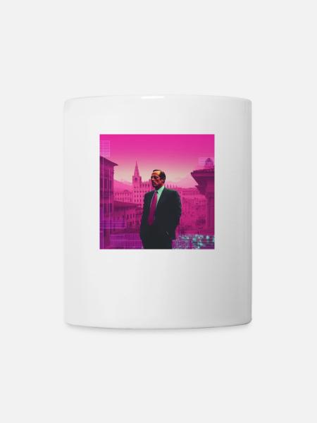 Italien Vaporwave - Tasse - Weiß