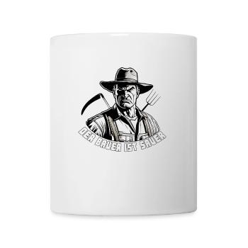 Der Bauer ist sauer - Tasse - Weiß - Vorne