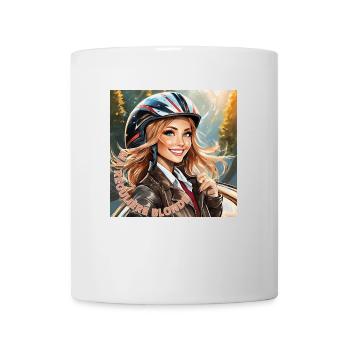 Ma régulière blonde - Mug blanc - blanc - Devant