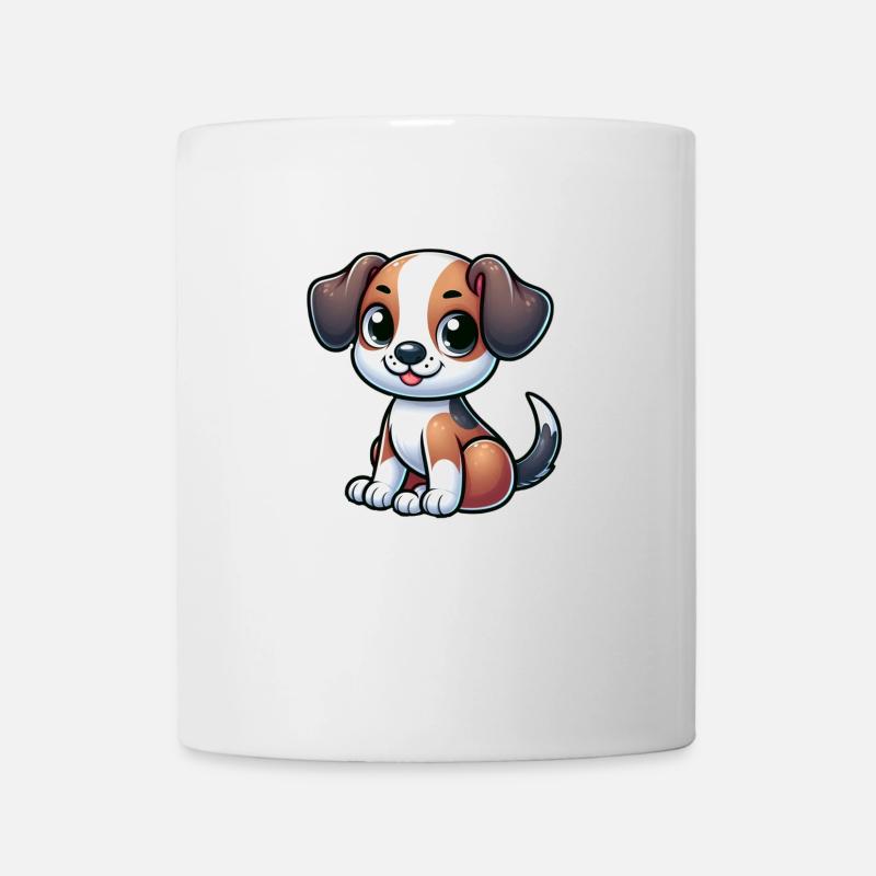 Niedlicher kleiner Hund - Tasse - Weiß