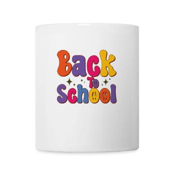 Zurück zur Schule - Tasse - Weiß - Vorne