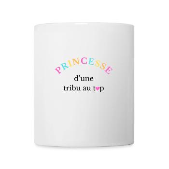Princesse d'une tribu au top - Mug blanc - blanc - Devant