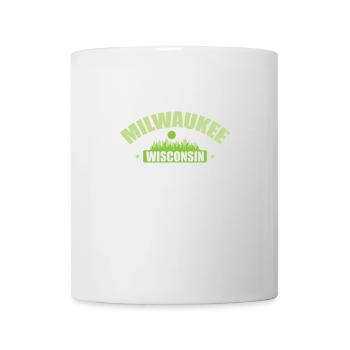 Milwaukee Stadt im Bundesstaat Wisconsin - Tasse - Weiß - Vorne