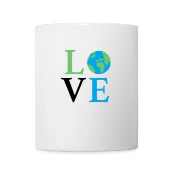 Love Earth - Tasse - Weiß - Vorne