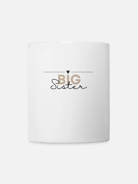 Große Schwester - Tasse - Weiß