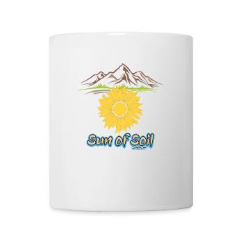 Sonnenblume - Sonne der Erde - Tasse - Weiß - Vorne