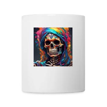 Trete ein in die dunkle Welt des Todes - Tasse - Weiß - Vorne