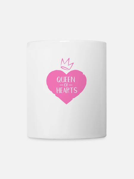 Queen of Hearts - Mug - white