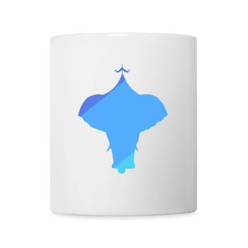 Zirkuszelt Zirkus Elefant - Tasse - Weiß - Vorne