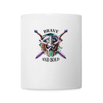 Brave and bold - Mug - white - Front
