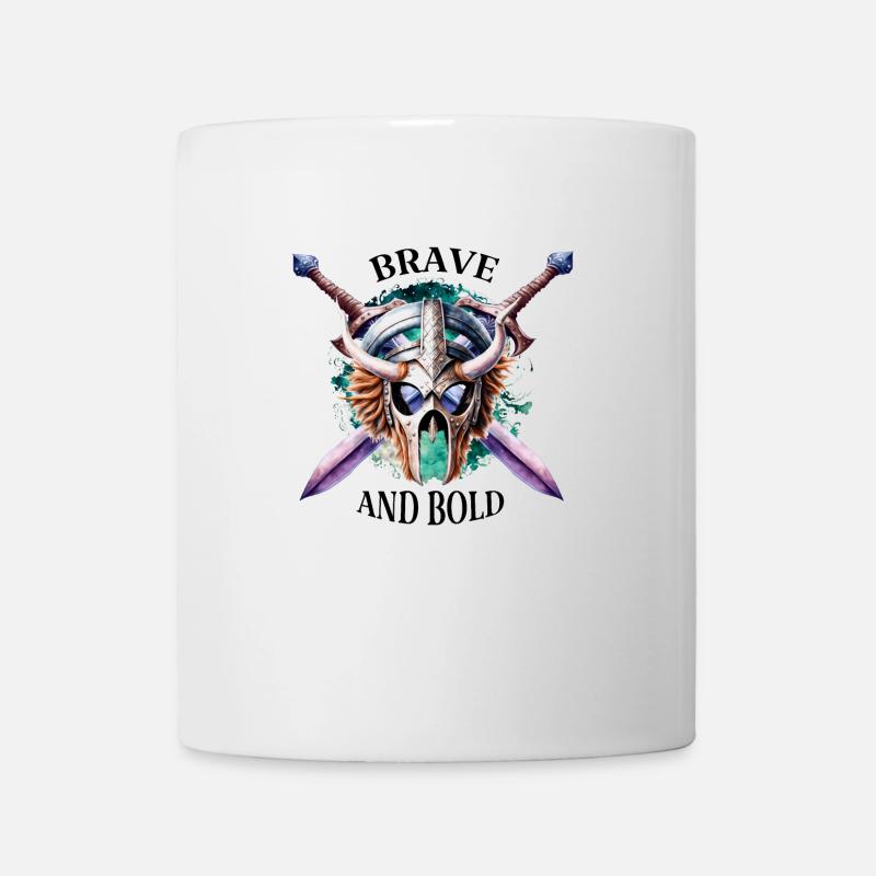 Brave and bold - Mug - white