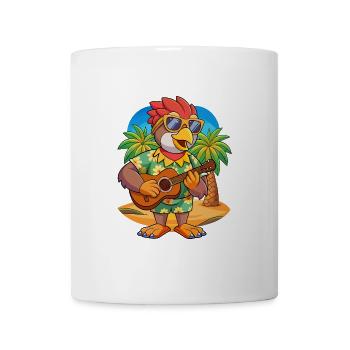 Funny Hawk Summer Beach Sunglasses Hawaiian - Mug - white - Front