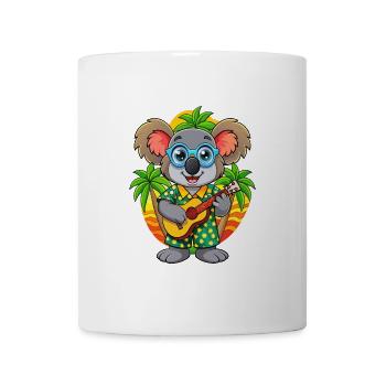 Funny Koala Summer Beach Sunglasses Hawaiian - Mug - white - Front