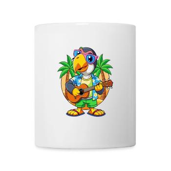 Funny Toucan Summer Beach Sunglasses Hawaiian - Mug - white - Front