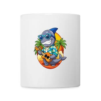 Funny Seal Summer Beach Sunglasses Hawaiian - Mug - white - Front