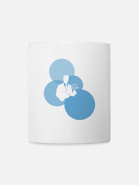 Recht Gericht - Tasse - Weiß