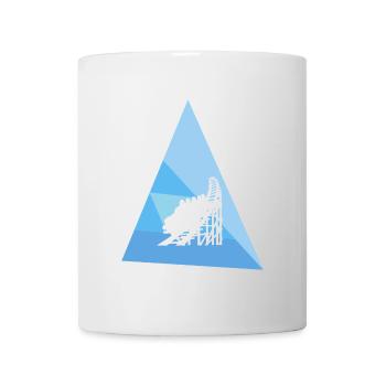 Achterbahn Maßkrug Festzelt - Tasse - Weiß - Vorne
