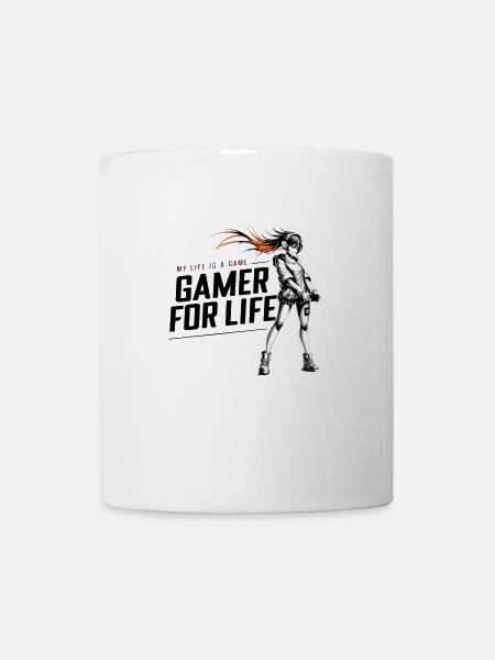 GamerForLIfe1 - Tasse - Weiß