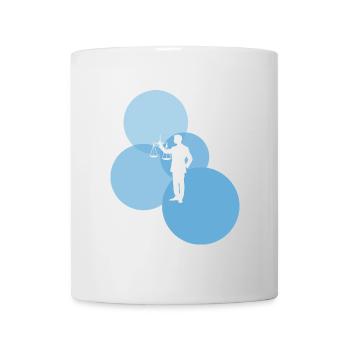 Juge Droit Assurance - Mug blanc - blanc - Devant