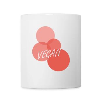 Vegan Fleisch Veganer - Tasse - Weiß - Vorne