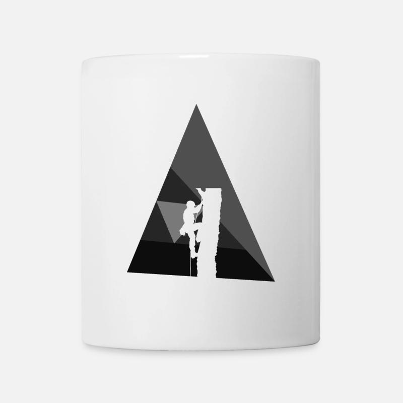 Baumklettern Kletteraffe Aufstieg - Tasse - Weiß
