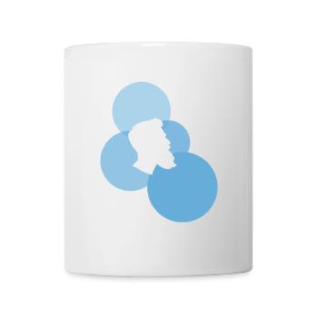 Moustache Poils du visage - Mug blanc - blanc - Devant