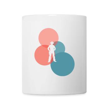 Western Saddle Lasso - Mug blanc - blanc - Devant
