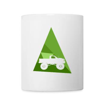 Pneu Véhicule hors route Conducteur hors route - Mug blanc - blanc - Devant