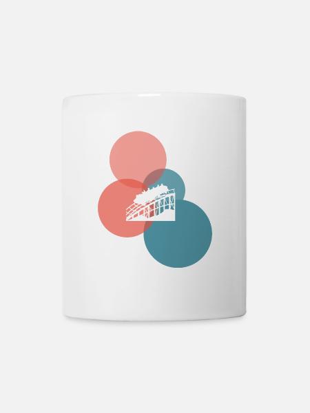 Rummel Maßkrug Achterbahn - Tasse - Weiß