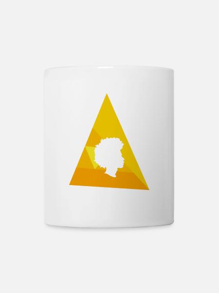 Funky 70s Afro - Tasse - Weiß