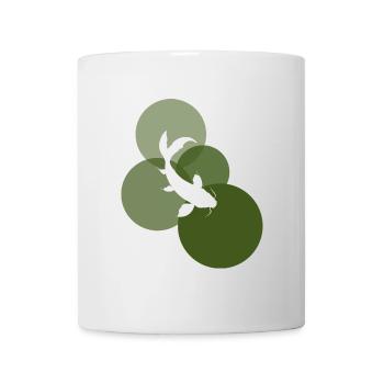 Koi Fischer Fischen - Tasse - Weiß - Vorne