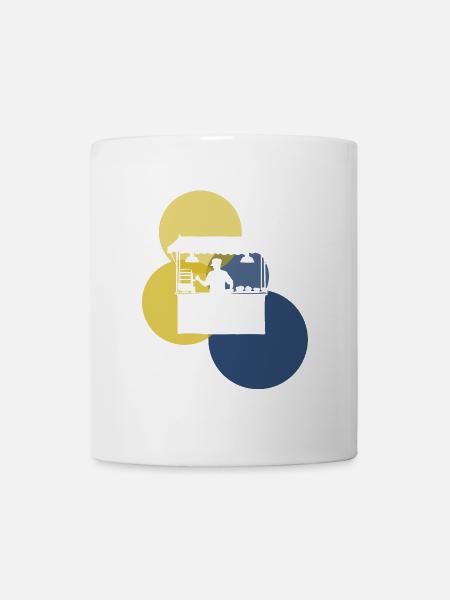 Imbiss lecker - Tasse - Weiß