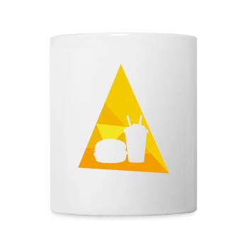 Fast food delicious burger - Mug - white - Front