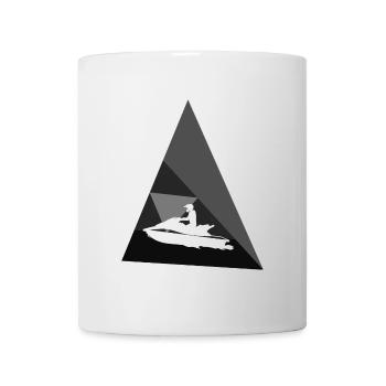 Jet Ski Boat Wakeskate - Mug blanc - blanc - Devant