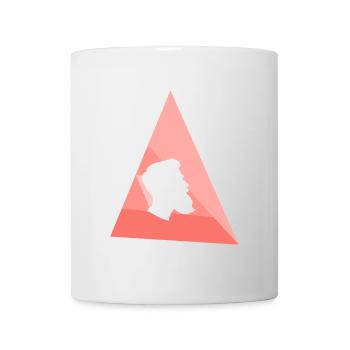 Poils du visage Barbe Moustache - Mug blanc - blanc - Devant