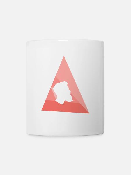 Gesichtsbehaarung Bart Schnurrbart - Tasse - Weiß