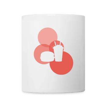 Food Truck Snack Burger - Mug blanc - blanc - Devant
