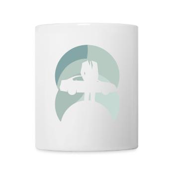 Car salesman sports car - Mug - white - Front