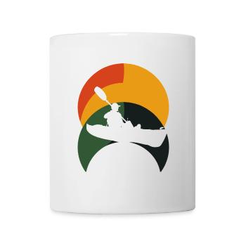 Kajakfahren Kajak - Tasse - Weiß - Vorne