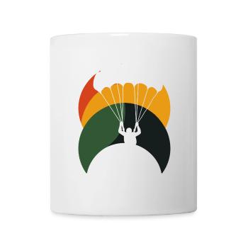 Paragliding Flugsport Fallschirm - Tasse - Weiß - Vorne