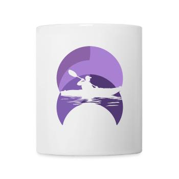 Kayaking Whitewater Rowing - Mug - white - Front