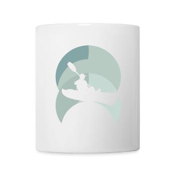 Paddeln Kajakfahren - Tasse - Weiß - Vorne