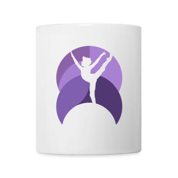 Entraînement de gymnastique Équilibre sur les mains de gymnastique - Mug blanc - blanc - Devant