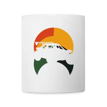 Auto Sportauto - Tasse - Weiß - Vorne
