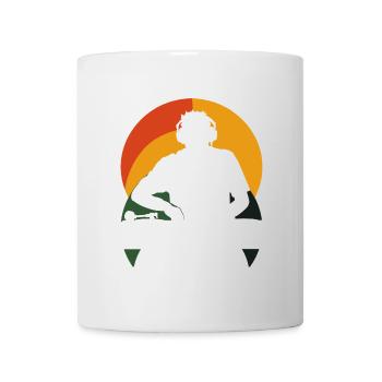 DJ Shuffle Rave - Tasse - Weiß - Vorne