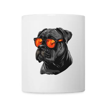 Cane Corso Italiano, Dog, Sunglasses, Summer - Mug - white - Front