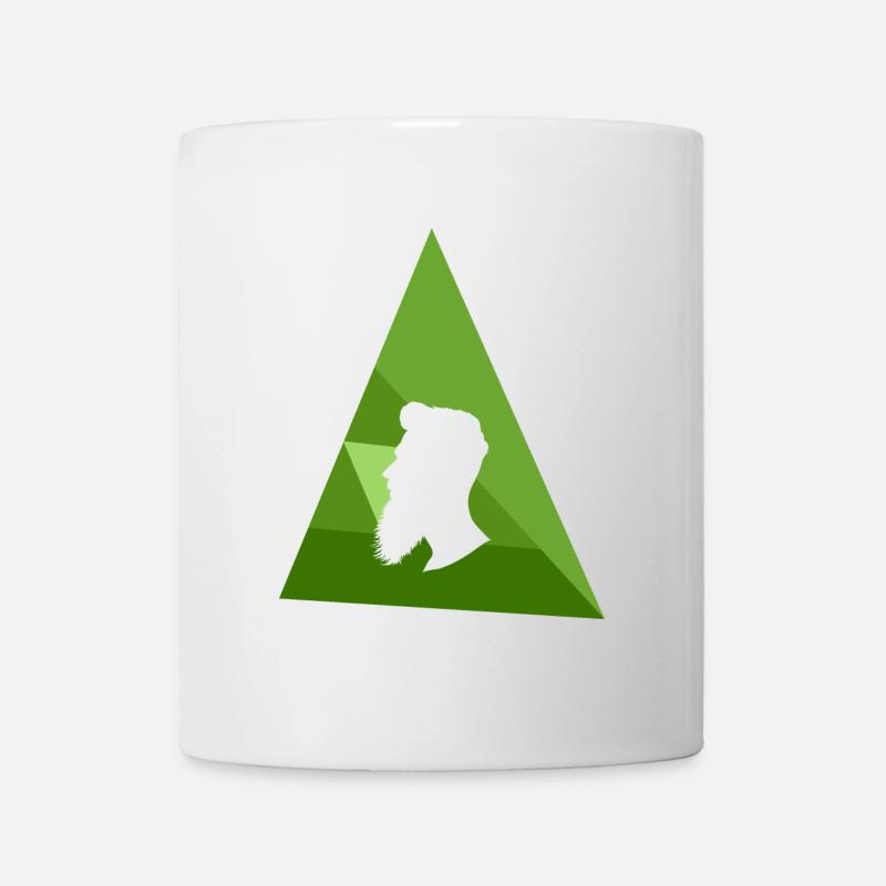 Bart Hipster - Tasse - Weiß