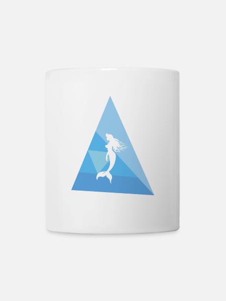 Fabelwesen Flosse Neptun - Tasse - Weiß