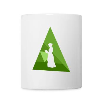 Lecture de roman de livre - Mug blanc - blanc - Devant